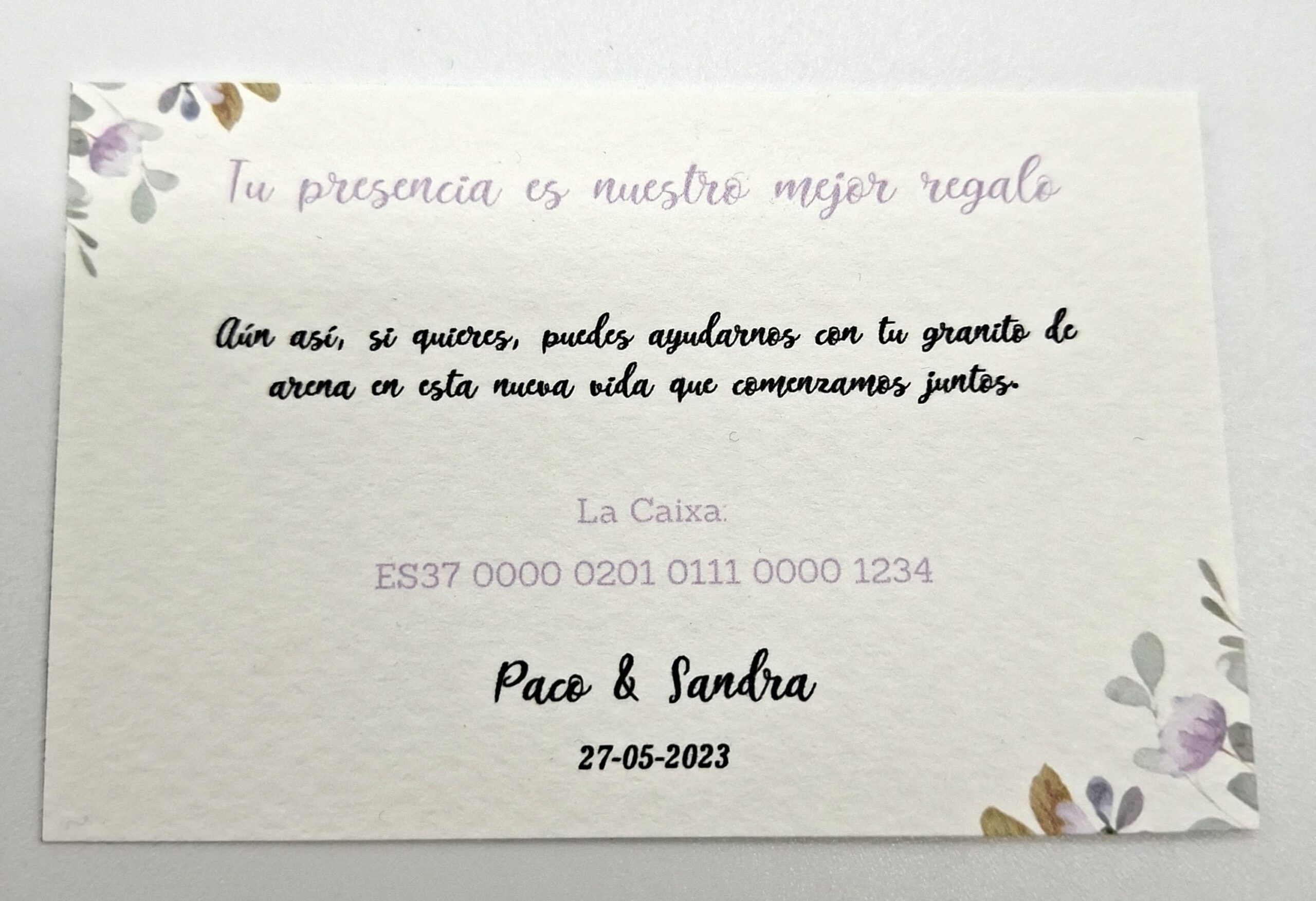 Tarjeta número de cuenta - Imagen 3