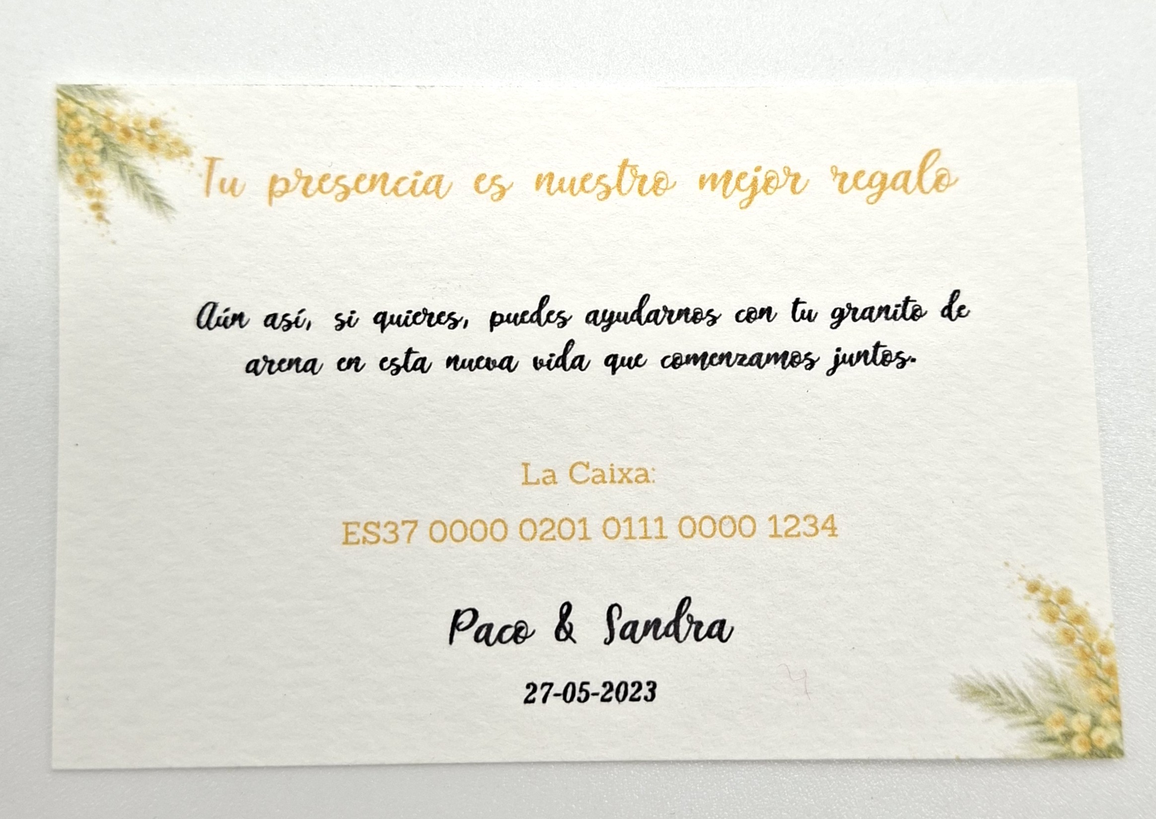 Tarjeta número de cuenta - Imagen 15