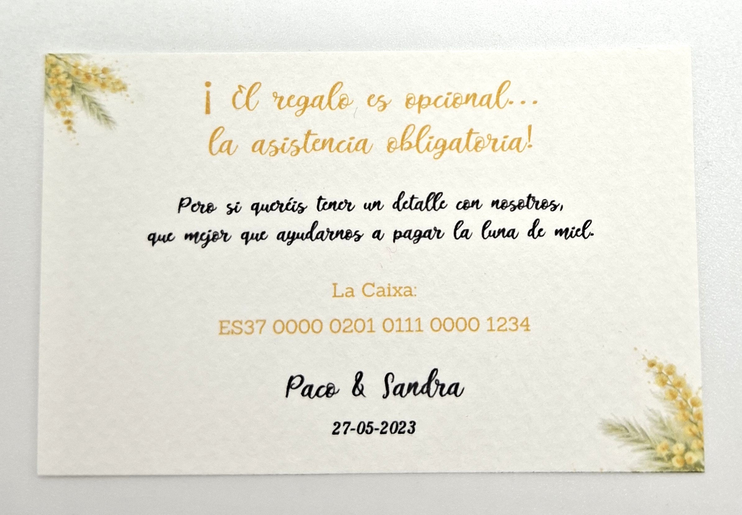 Tarjeta número de cuenta - Imagen 16