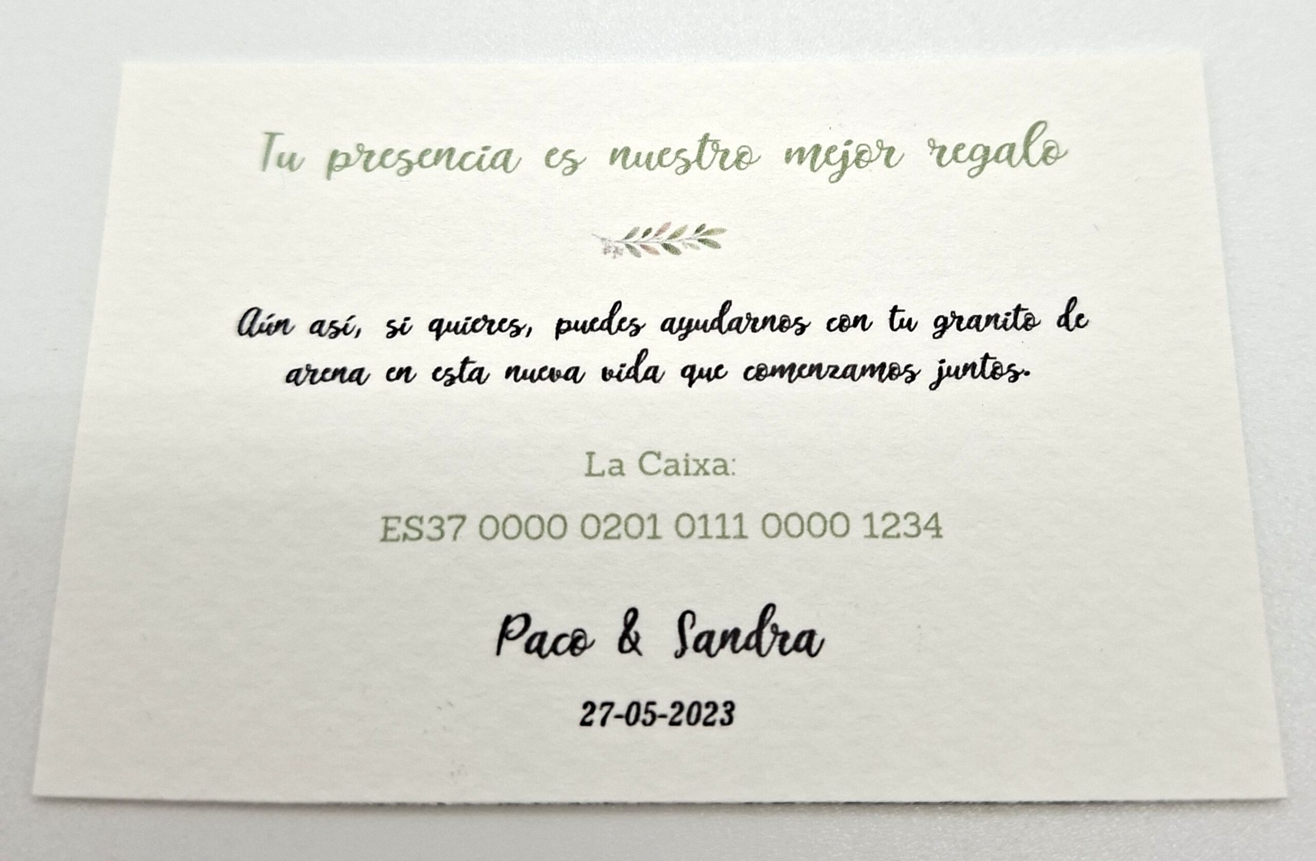 Tarjeta número de cuenta - Imagen 11