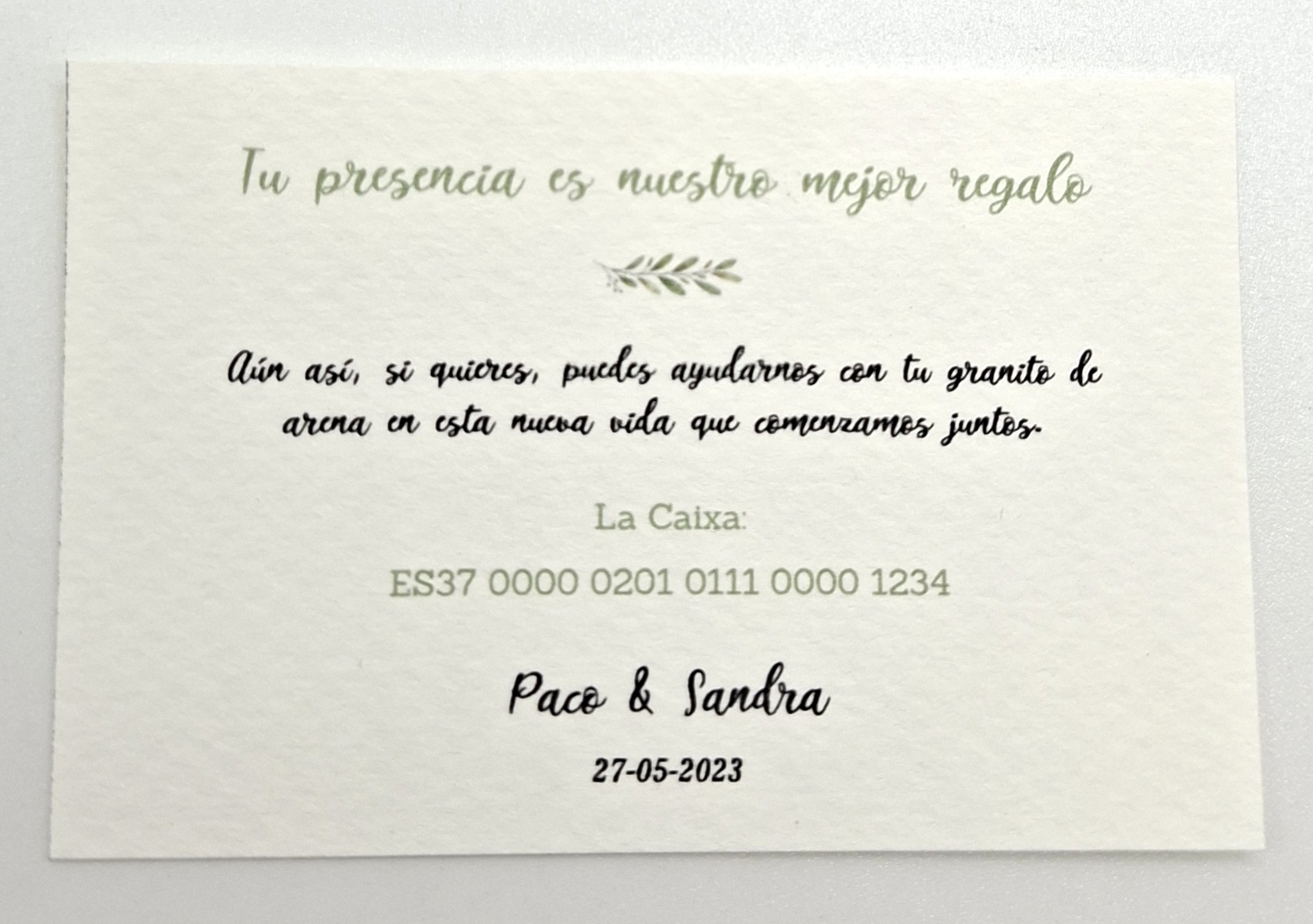 Tarjeta número de cuenta - Imagen 13