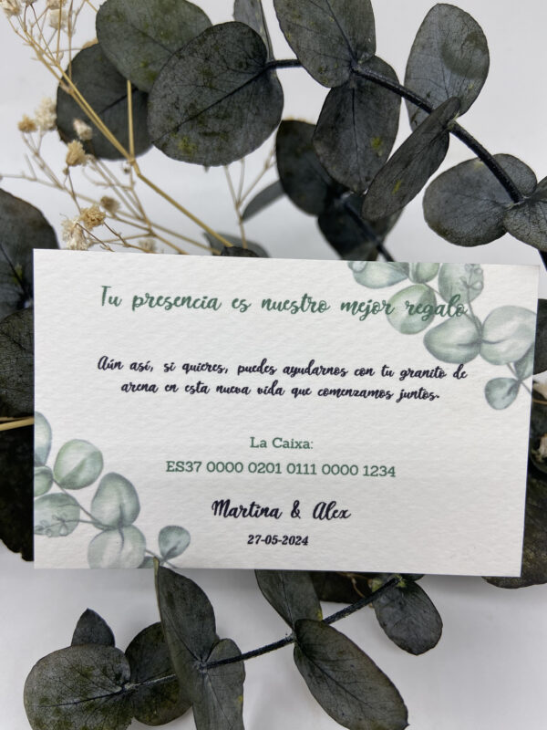 Tarjeta número de cuenta - Imagen 3