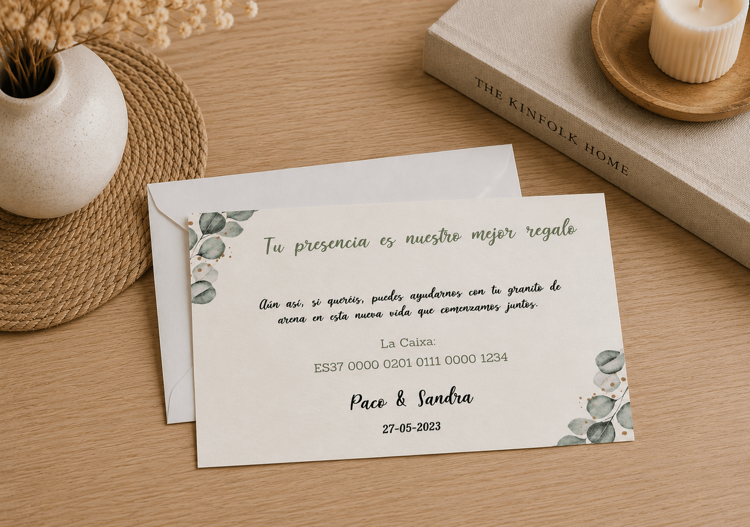 Tarjeta número de cuenta