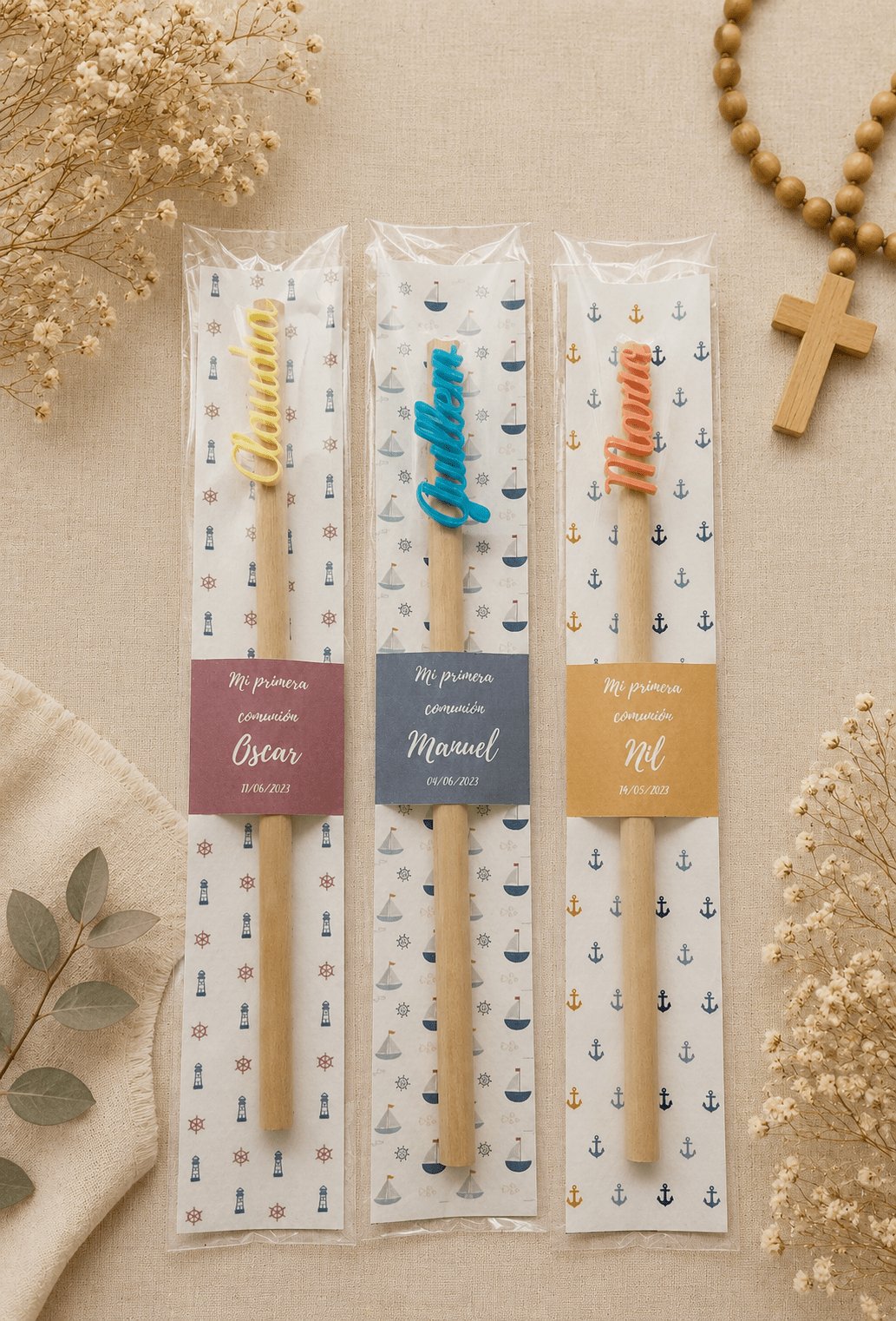 Lápices personalizados en metacrilato