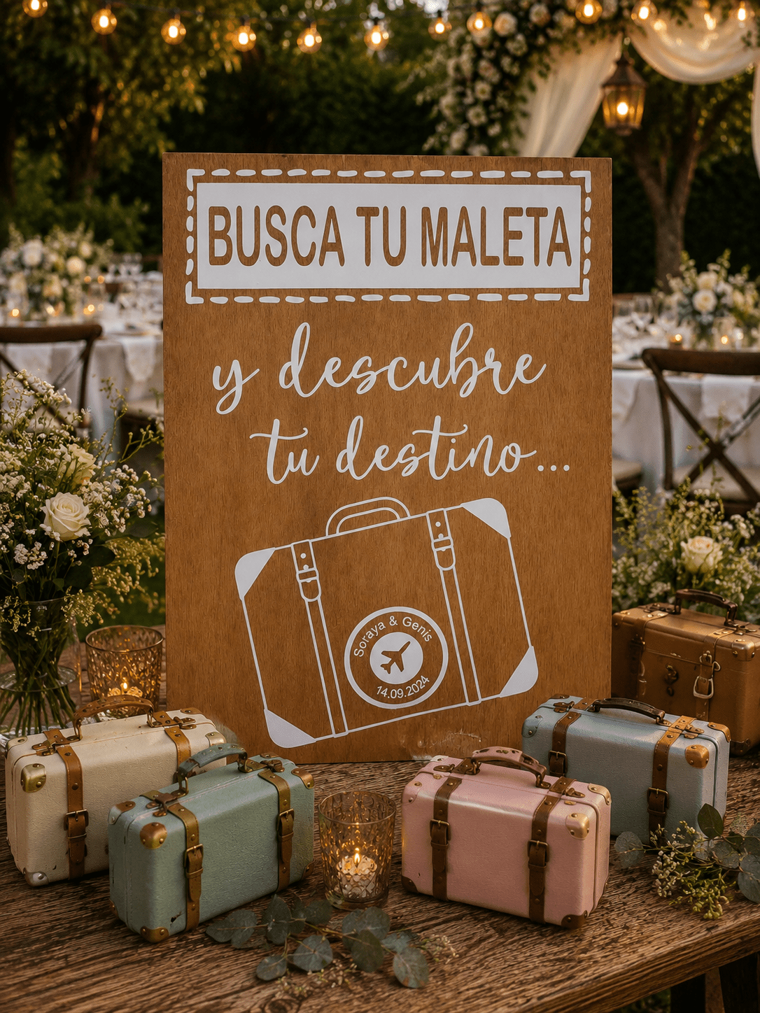 Cartel maletas