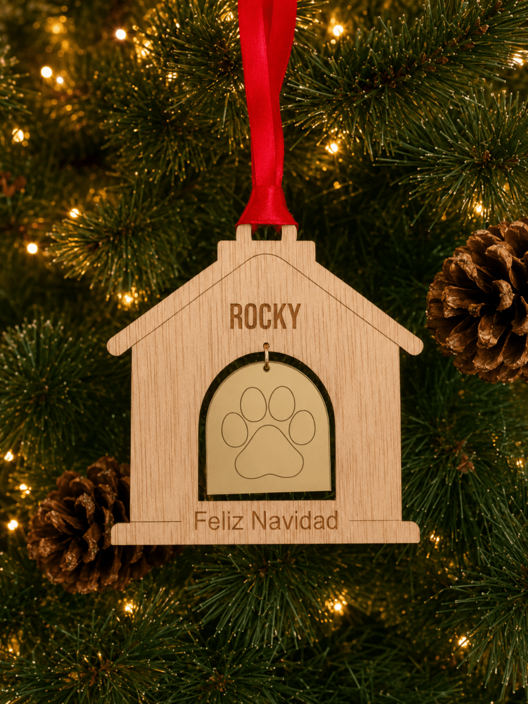 Bola de Navidad casita de perro