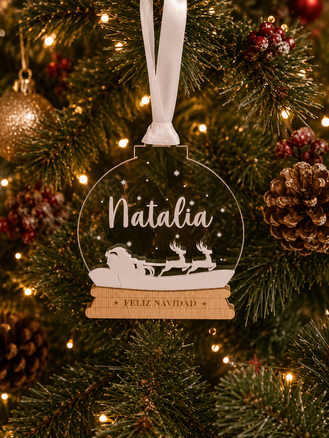 Bola de Nieve Papa Noel