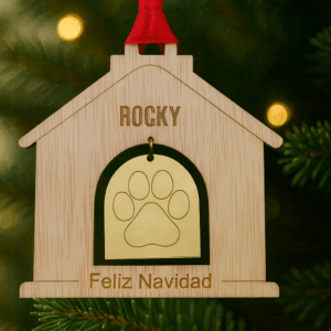 Bola de Navidad casita de perro