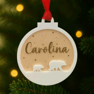 Bola de Navidad oso polar