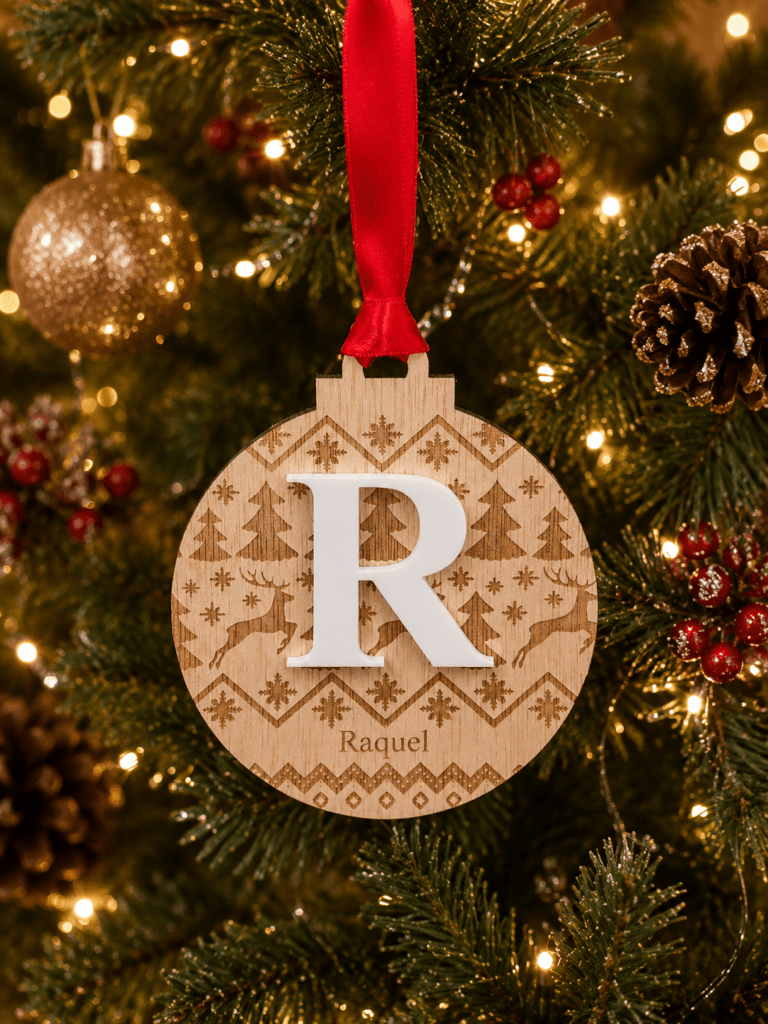 Bola estampado navideño 2