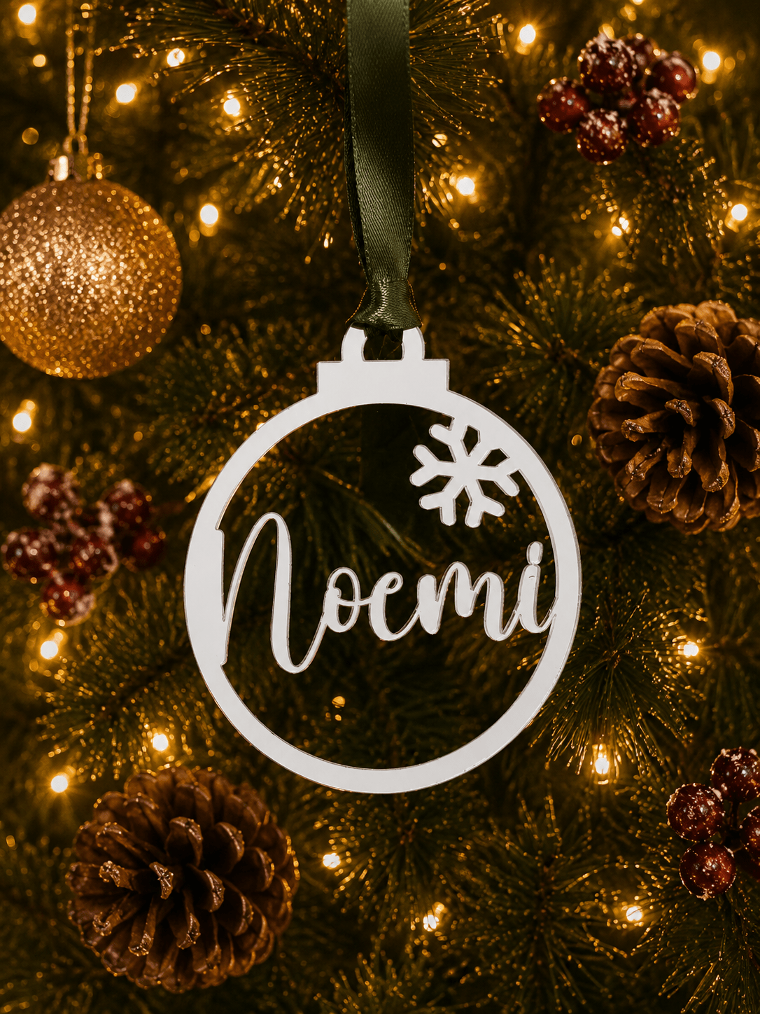 Bola de Navidad metacrilato copo