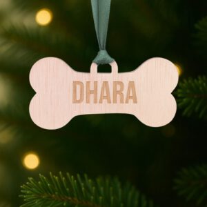 Bola de Navidad hueso de perro