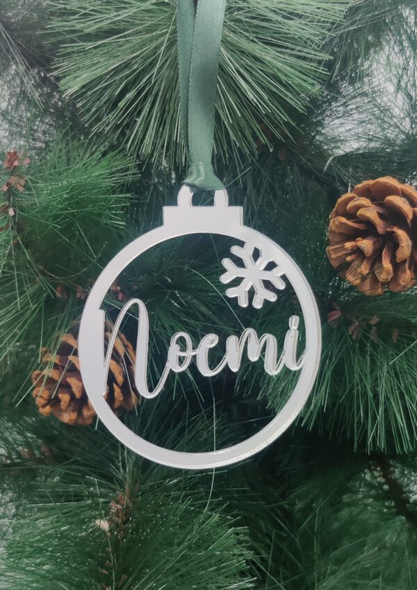 Bola de Navidad metacrilato copo