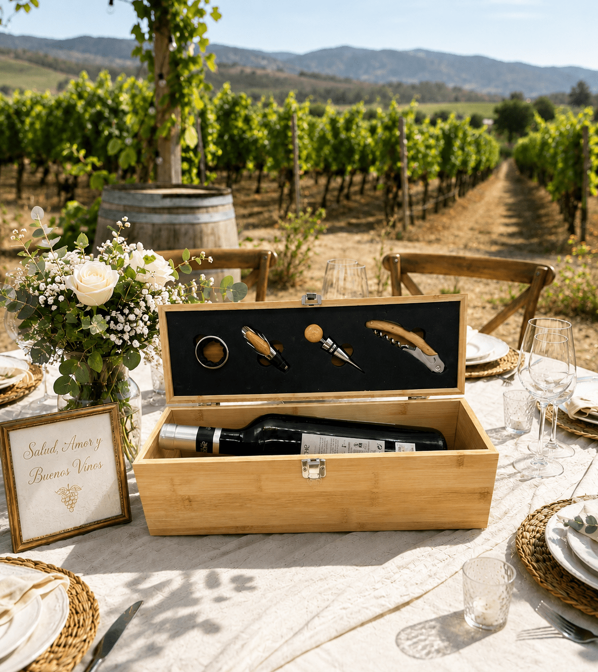 Caja de vino deluxe