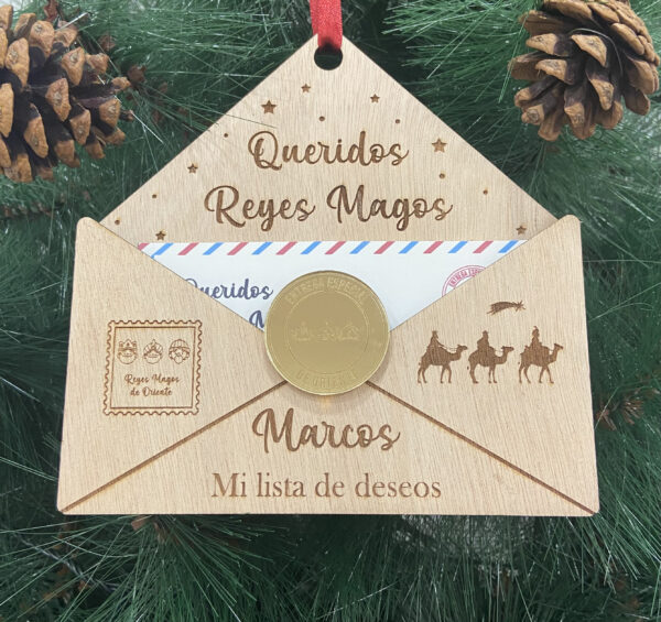 Sobre de los deseos para los Reyes Magos