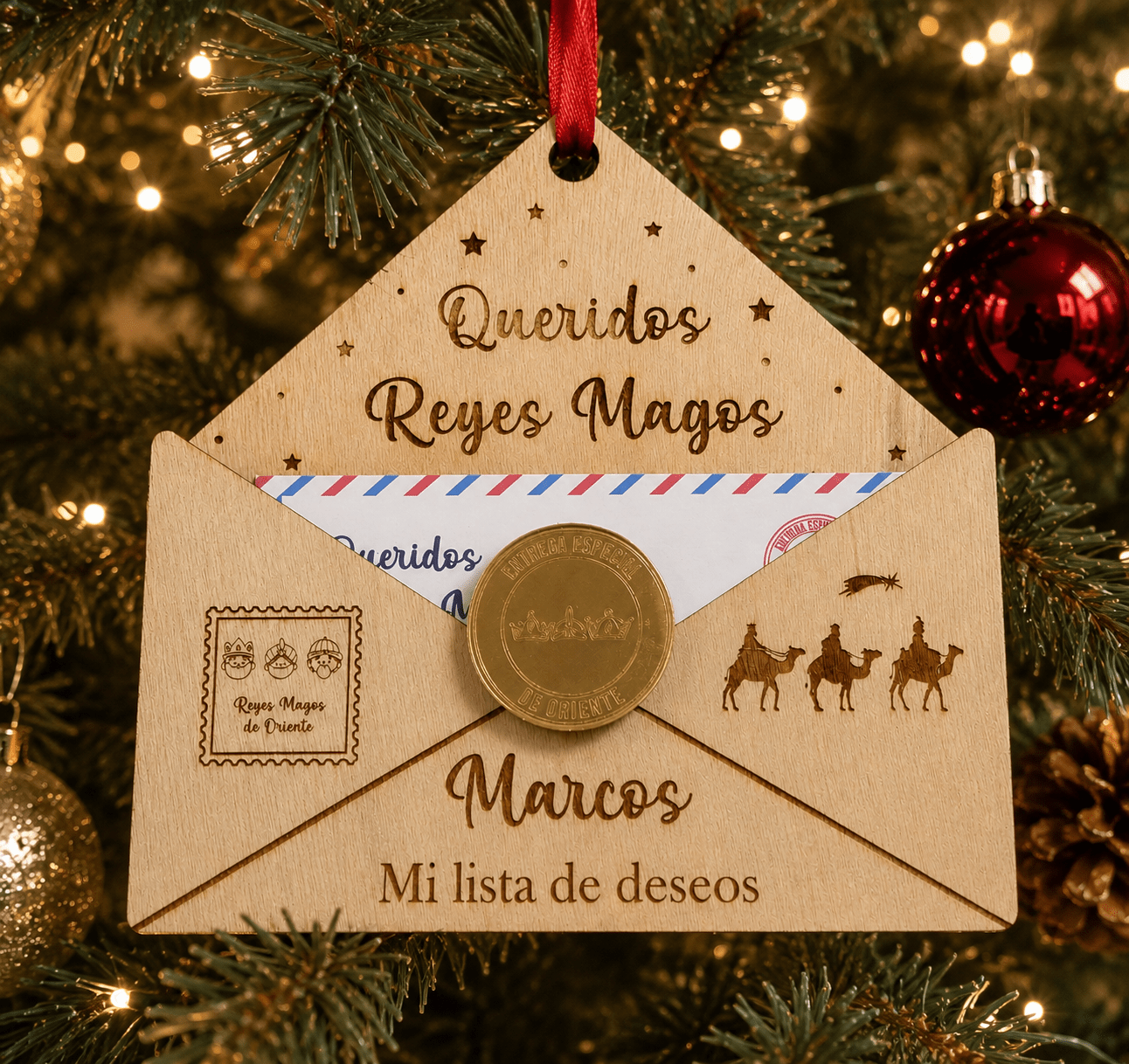 Sobre de los deseos para los Reyes Magos