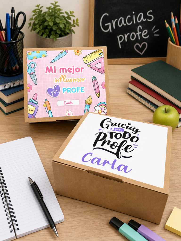 Cajas grandes sorpresa para profesores