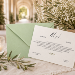 Invitaciones de boda básica 2