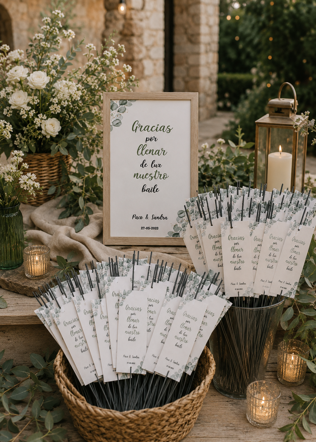 Fotografía de La Boda de Paco & Sandra. De Pinterest a la realidad: cómo esta pareja convirtió sus ideas de boda en una celebración con personalidad — Bodas Reales | Complementos Dalia