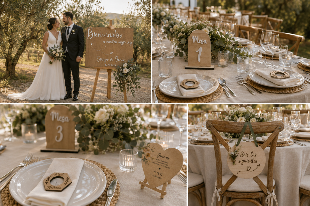 Reportaje fotografico de la boda real de Soraya y Genís para coger ideas. Entorno natural y detalles personalizados que te van a servir de inspiración para tu gran dia.