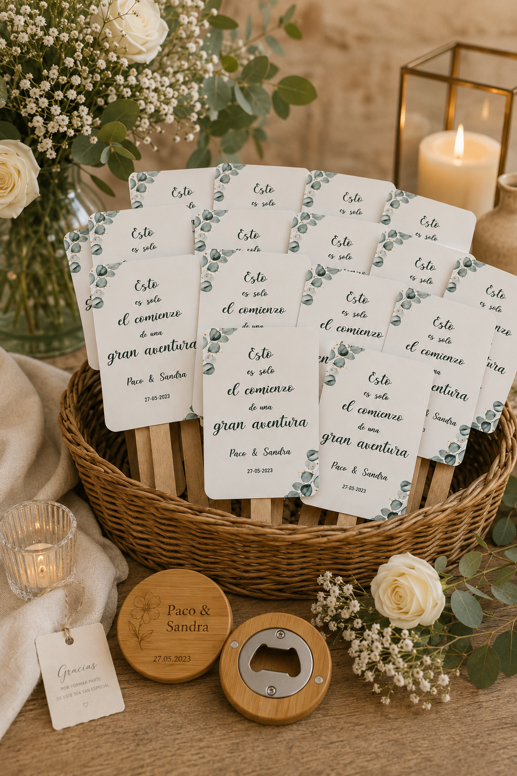 Fotografía de La Boda de Paco & Sandra. De Pinterest a la realidad: cómo esta pareja convirtió sus ideas de boda en una celebración con personalidad — Bodas Reales | Complementos Dalia